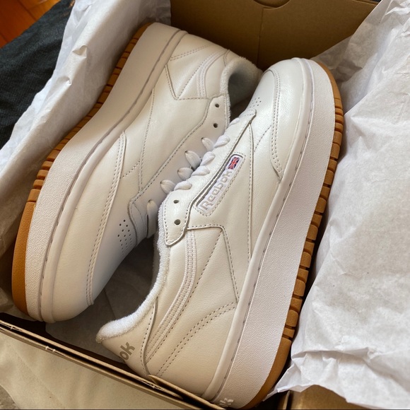 reebok uo exclusive club c double sneaker